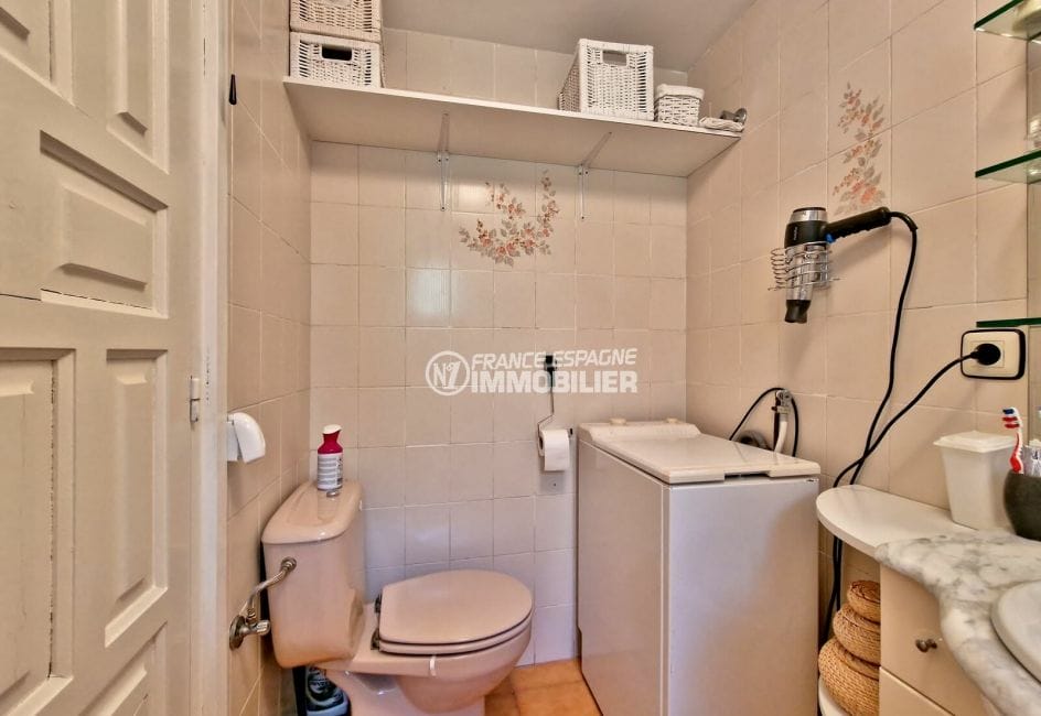 vente appartements rosas espagne, 2 pièces 54 m² vue dégagée, salle de bain avec wc