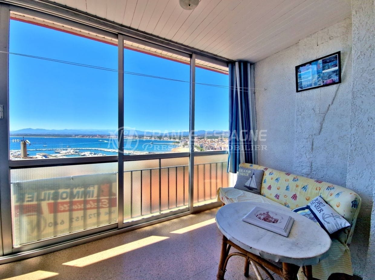 appartements a vendre a rosas, 3 pièces 61 m², terrasse véranda vue mer