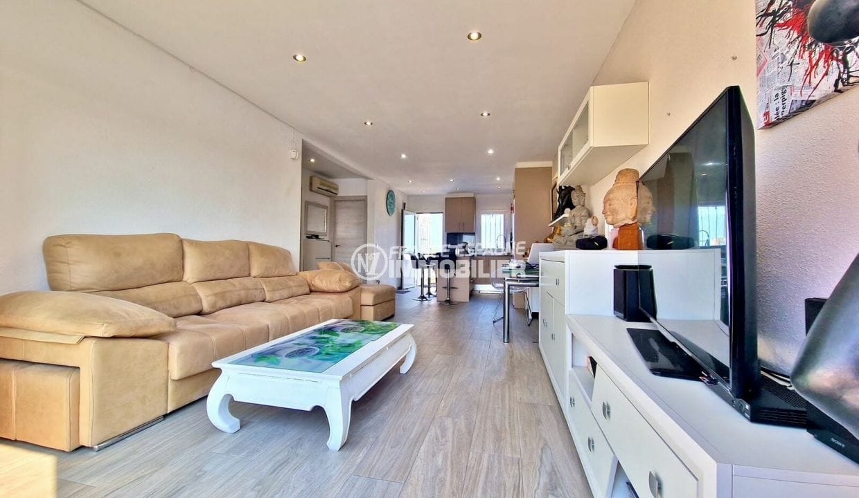 vente appartement empuriabrava, 3 pièces 68 m², pièce à vivre et cuisine