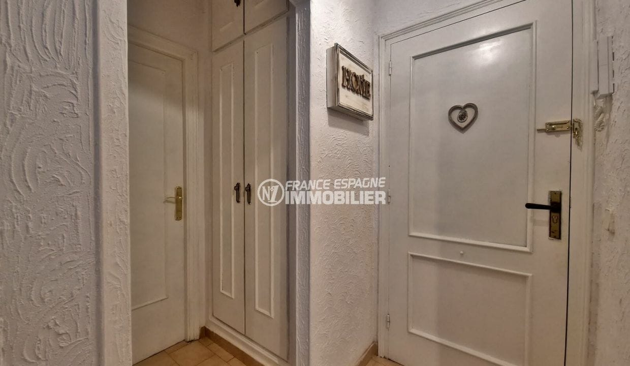 appartement empuriabrava vente, 2 pièces 50 m², hall d'entrée avec placard