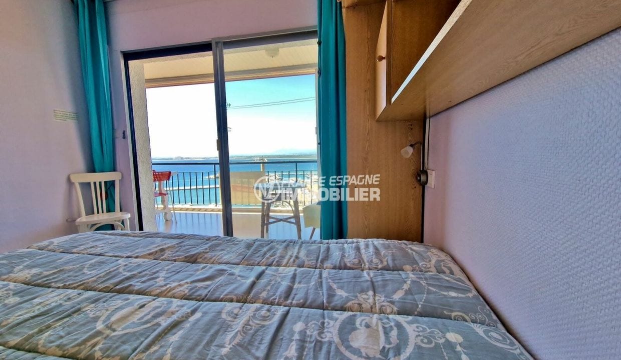 sale apartment roses espagne, 3 Rooms 61 m², first bedroom sea view