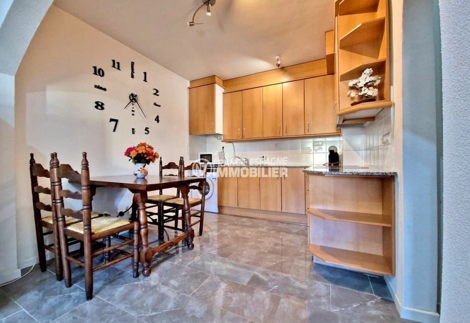 vente appartement empuriabrava, 2 pièces 37 m², salle à manger et cuisine