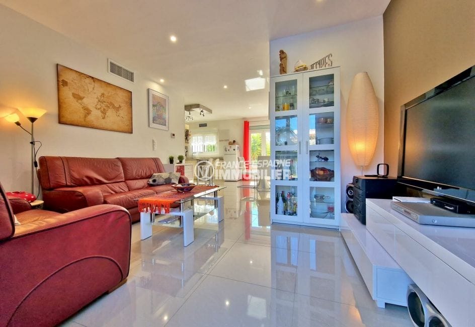 vente immobiliere rosas espagne: villa 5 pièces 131 m², pièce à vivre