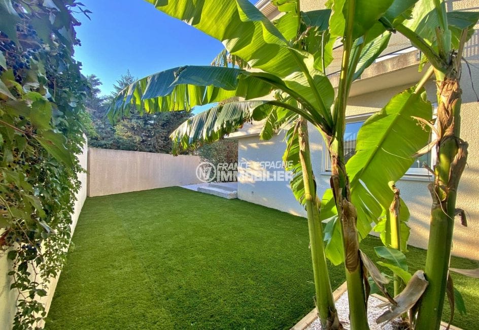 maison a vendre perpignan, 3 pièces 59 m², jardin avec gazon synthétique