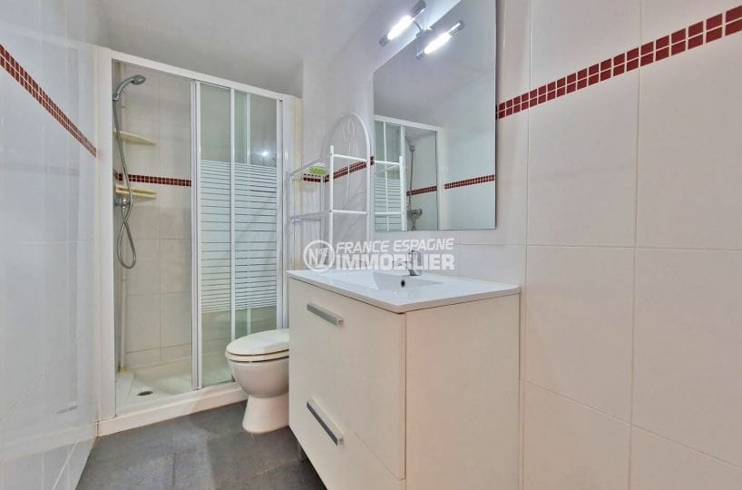 appartement empuriabrava vente, 2 pièces 38 m², salle d&#039;eau, wc, cabine douche