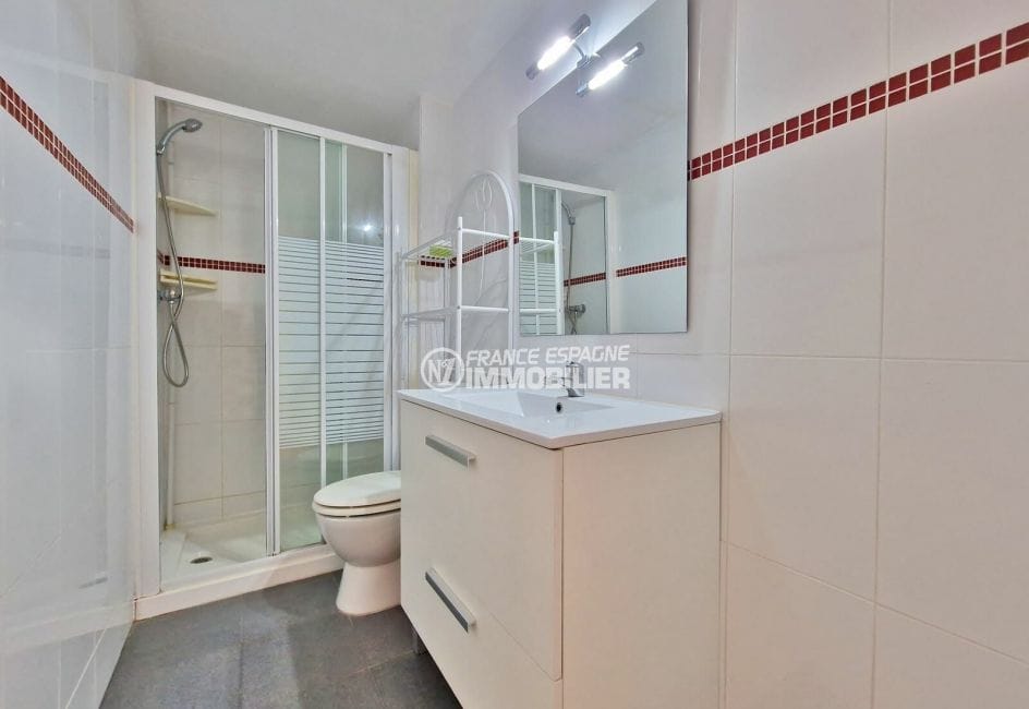 appartement empuriabrava vente, 2 pièces 38 m², salle d&#039;eau, wc, cabine douche