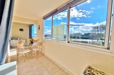 immobilier empuria brava: appartement 3 pièces 61 m², vue mer/canal, expo sud, plage 50 m