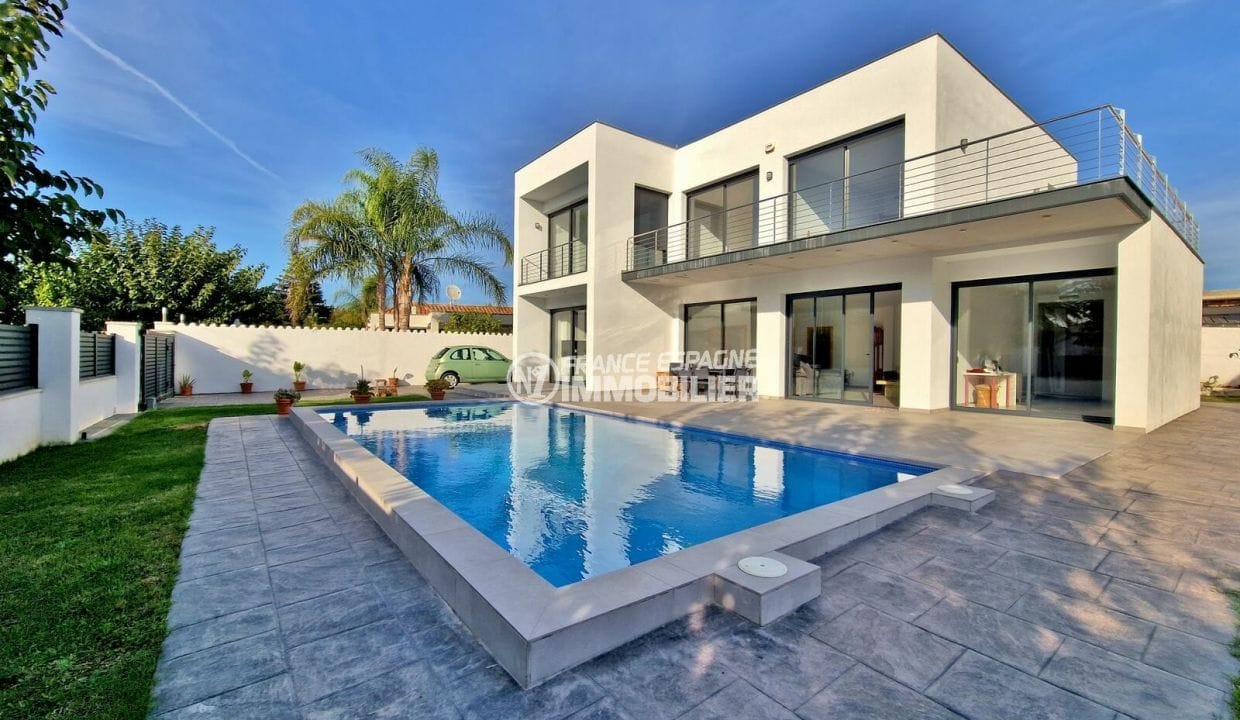 maison a vendre empuria brava, 6 pièces moderne 307 m², piscine privée