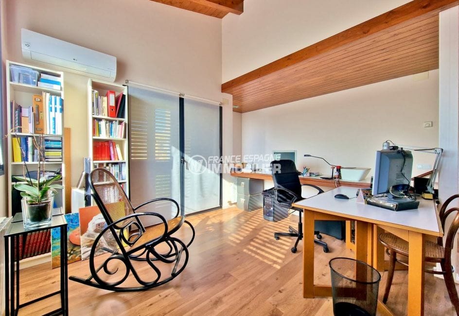 immobilier empuria brava: villa 9 pièces nueve 431 m², bureau avec parquet au sol