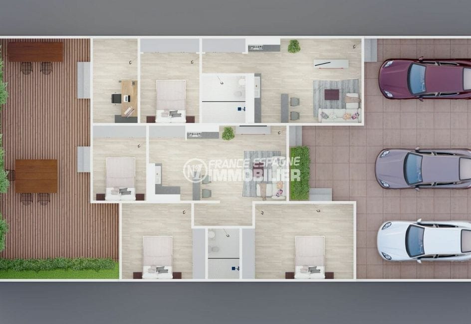 immobilier empuria brava: villa 6 pièces contruction neuve 88 m², plain-pied