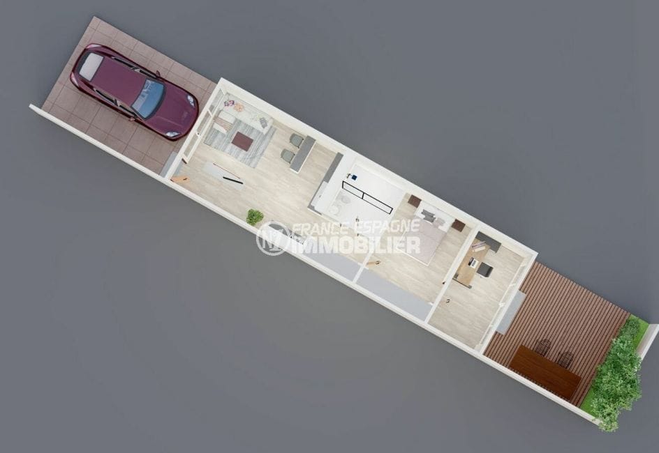 maison empuriabrava, 6 pièces contruction neuve 88 m², appartement indépendant