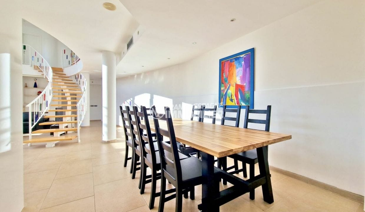 immo center rosas: villa 6 pièces vue sur la baie 326 m², coin salle à manger