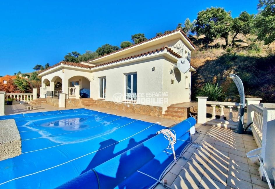 maison a vendre espagne, 6 pièces vue à 180° 265 m², terrasse avec piscine