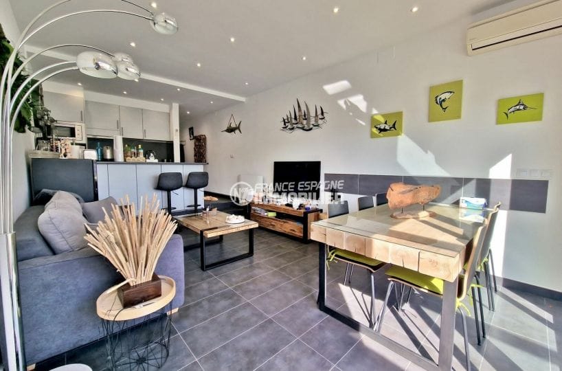maison a vendre empuriabrava avec amarre, 4 pièces avec amarre 101 m², pièce à vivre