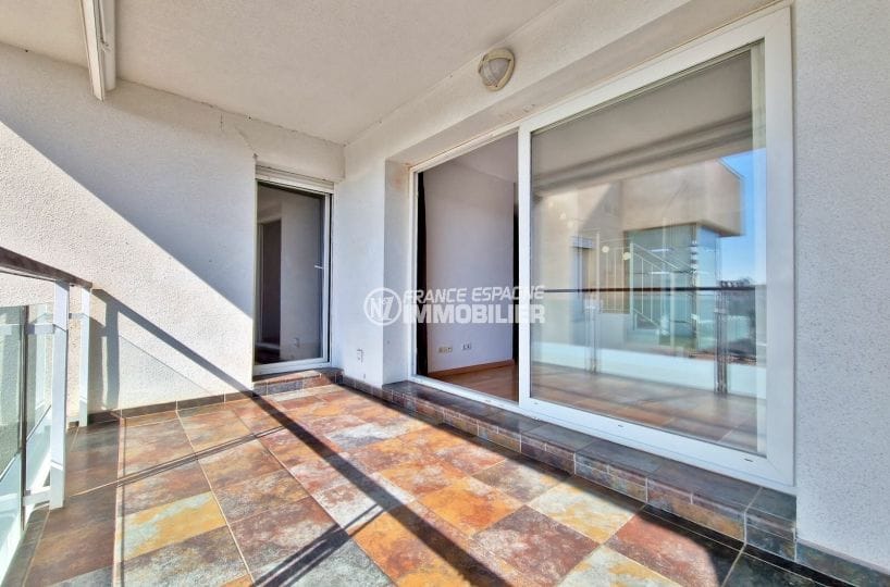 appartement a vendre a rosas, 3 pièces belles vues 62 m², terrasse couverte
