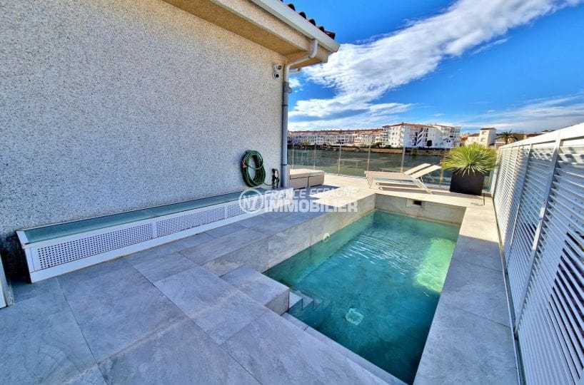 vente maison empuriabrava, 6 pièces avec amarre 180 m², piscine privée