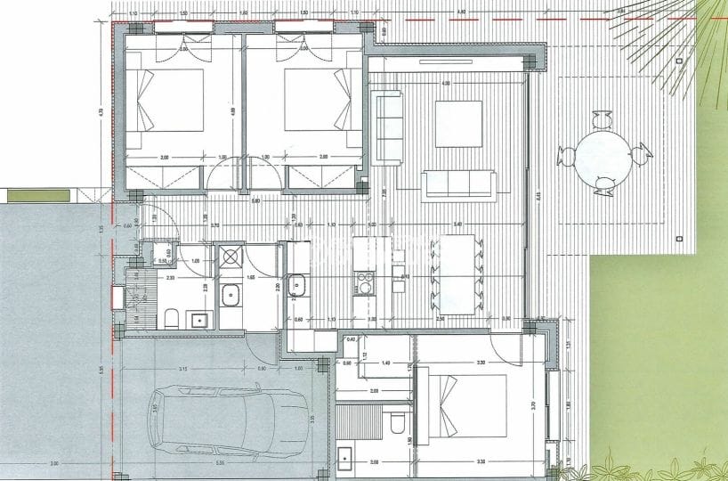 immo center rosas: villa 4 pièces nouvelle construction 143 m², plans de la villa