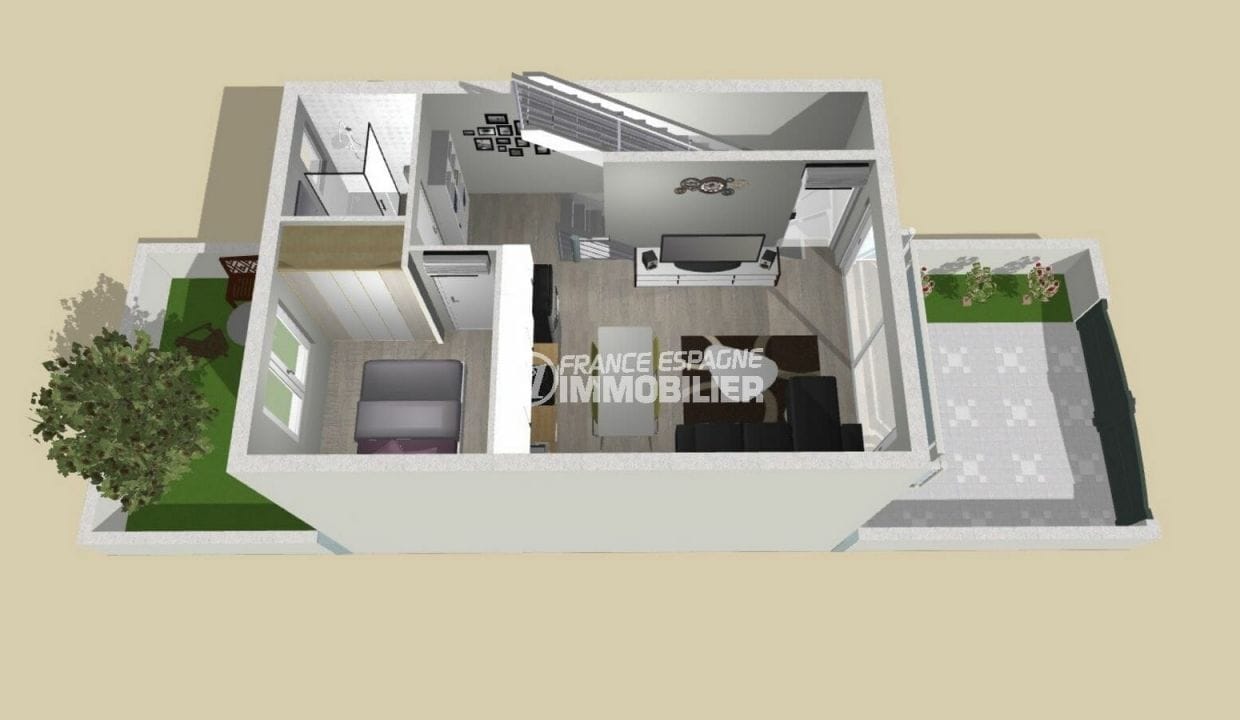 maison a vendre empuria brava, 3 pièces nouvelle construction 93 m², 1er étage