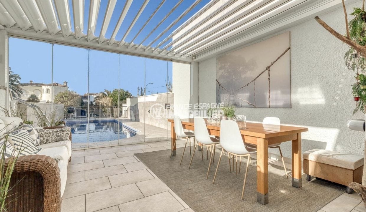 maison empuriabrava, 3 pièces amarre 5m 140 m², terrasse accès piscine