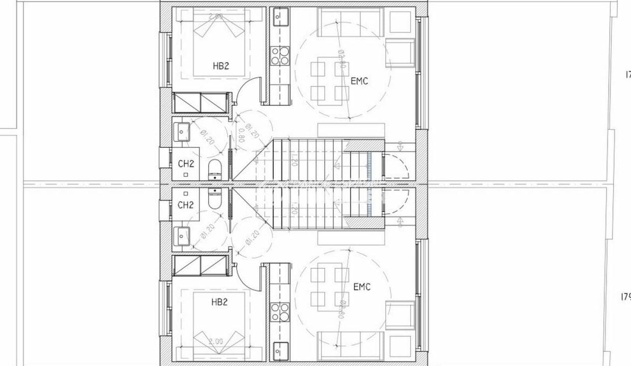 maison à vendre empuriabrava, 3 pièces nouvelle construction 93 m², plans étage