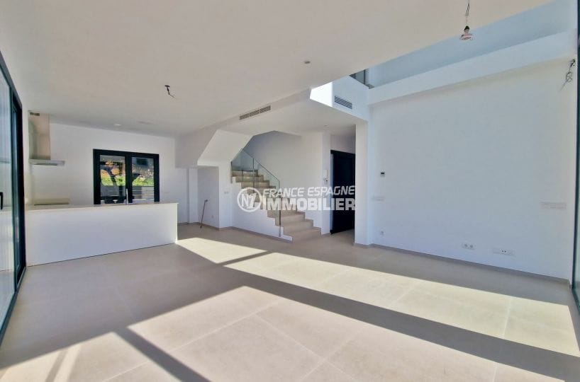 house for sale empuriabrava, 5 rooms new construction 166 m2, living/dining room