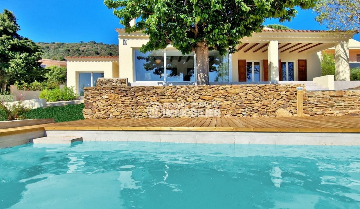 vente immobiliere rosas: villa 5 pièces plain-pied 391 m², maison depuis piscine