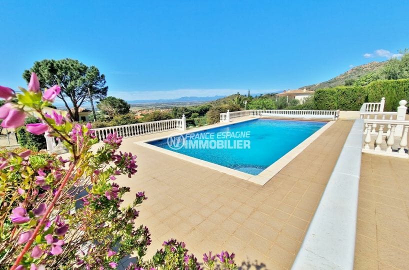 vente maison rosas espagne, 7 pièces elégante villa 472 m², grande piscine