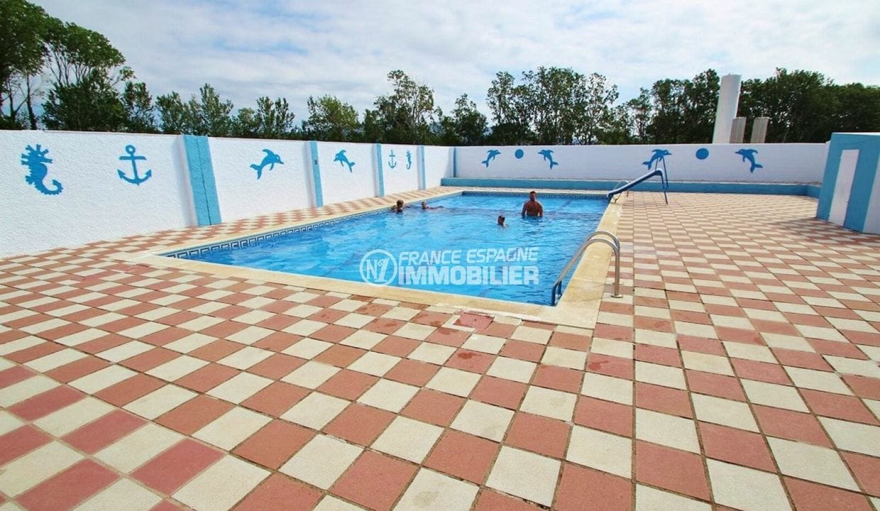 villa a vendre empuriabrava, 3 pièces expo sud 60 m², piscine communautaire