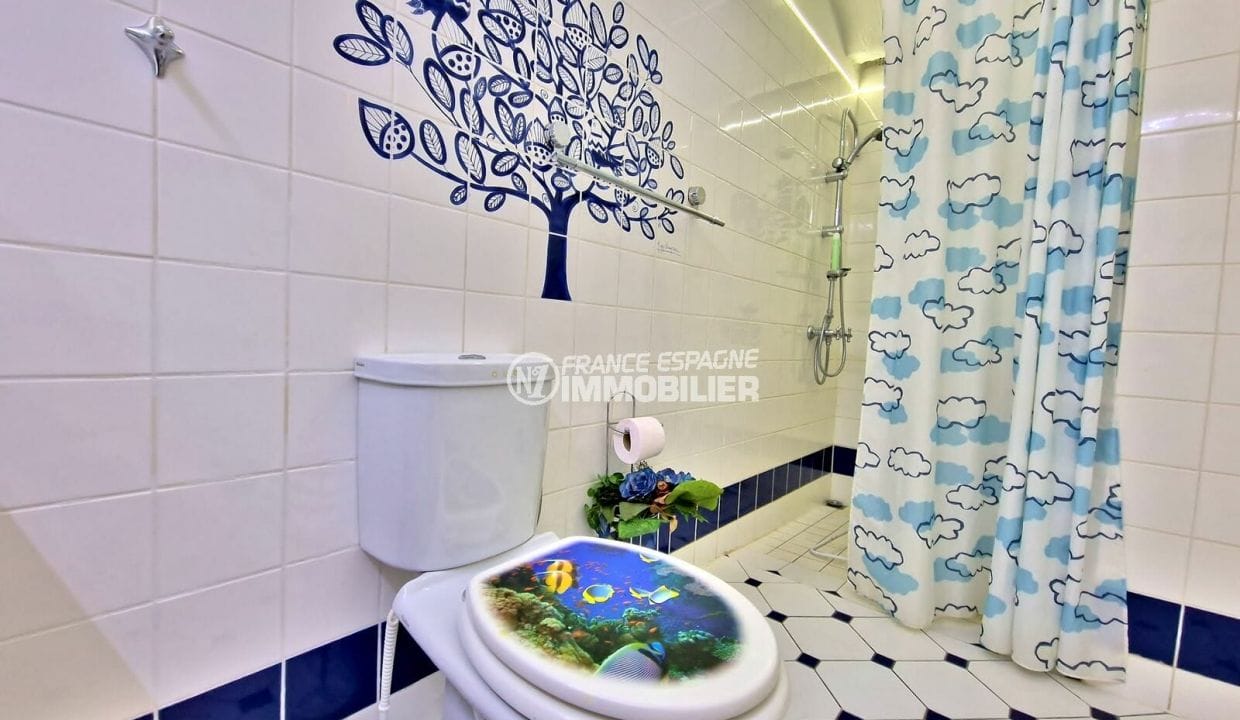 vente maison rosas vue mer, 5 pièces vue sur mer sud 240 m², douche et wc