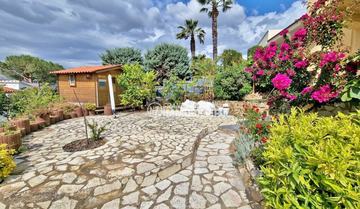 vente villa rosas, 5 pièces vue sur mer sud 240 m², terrasse avec cabanon