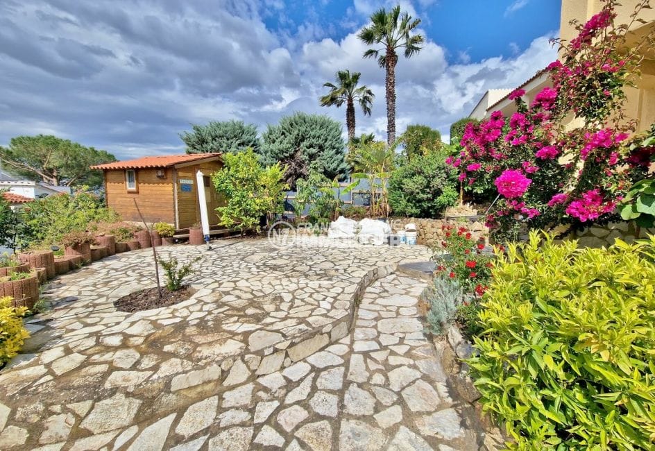 vente villa rosas, 5 pièces vue sur mer sud 240 m², terrasse avec cabanon