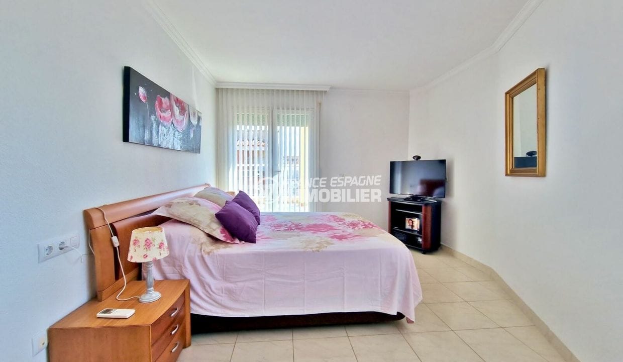 appartement rosas vente, 4 pièces terrasse plain-pied 120 m², 1ère chambre