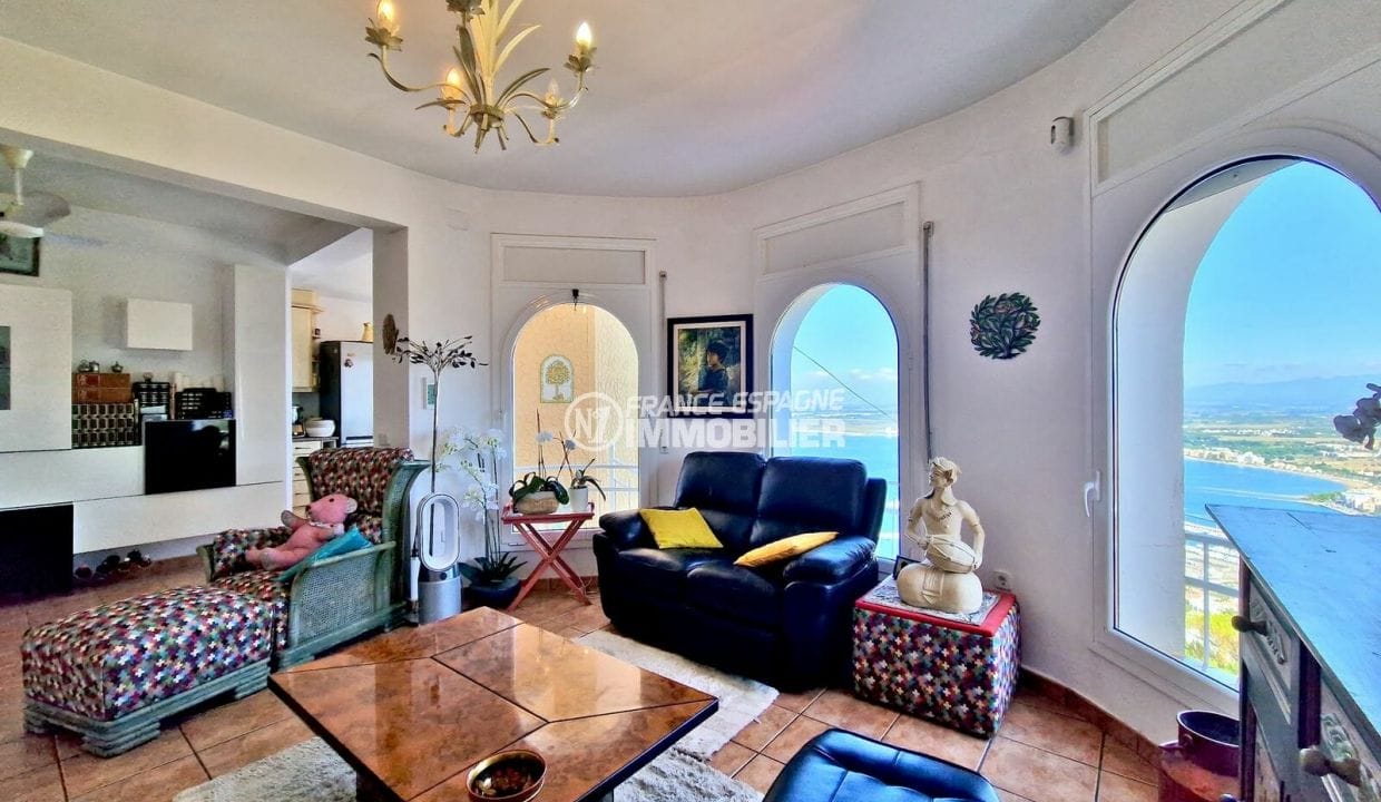ventes immobilieres rosas espagne: villa 5 pièces vue sur mer 156 m², 1er salon