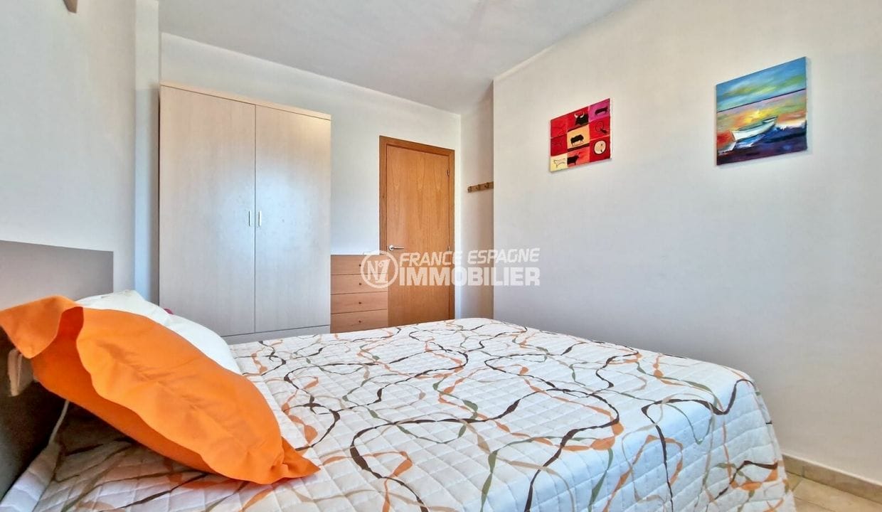 apartment rosas sale, 4 rooms canal view 62 m², 2nd double bedroom