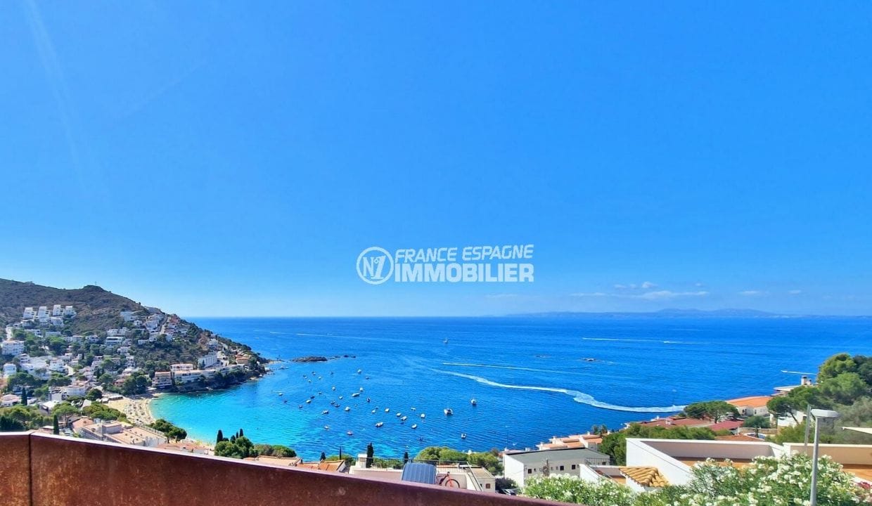 buy in roses spain: villa 5 rooms 250 m² unobstructed sea view, unobstructed view
