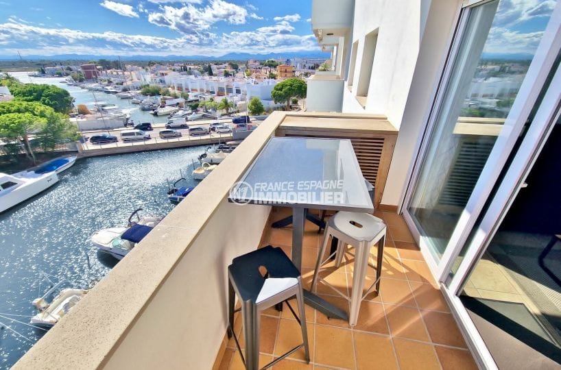 appartement a vendre a rosas, 4 pièces 70 m² et parking, terrasse vue canal