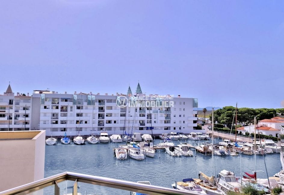 appartement a vendre a rosas, 3 pièces 72 m² avec vue marina, belle vue marina
