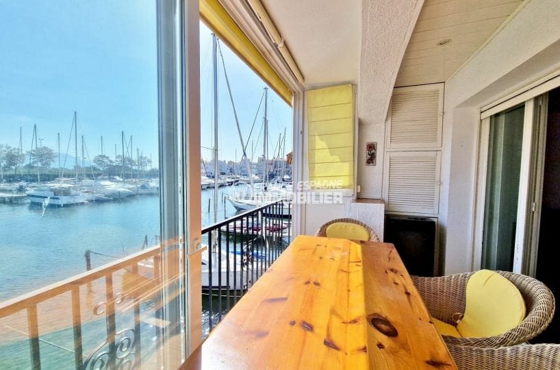 vente maison empuriabrava, 4 pièces 158m² avec amarre, terrasse véranda vue marina