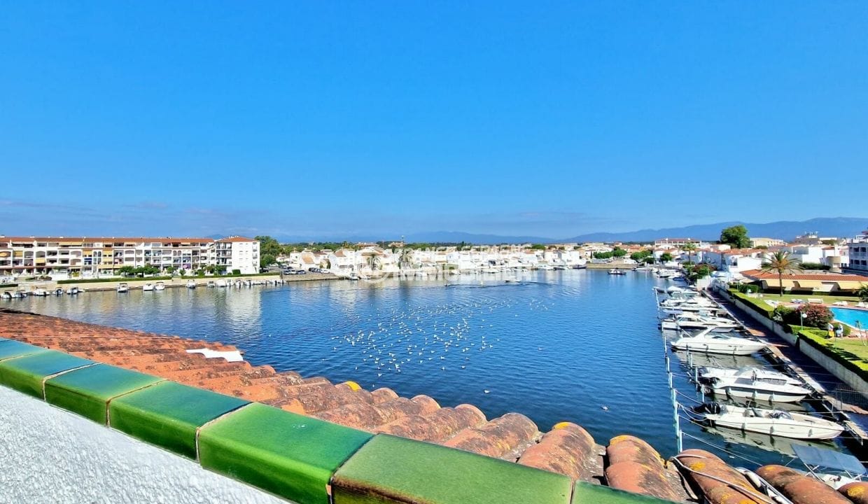 empuriabrava appartement a vendre, 3 pièces 62 m² vue sur lac, belle vue lac