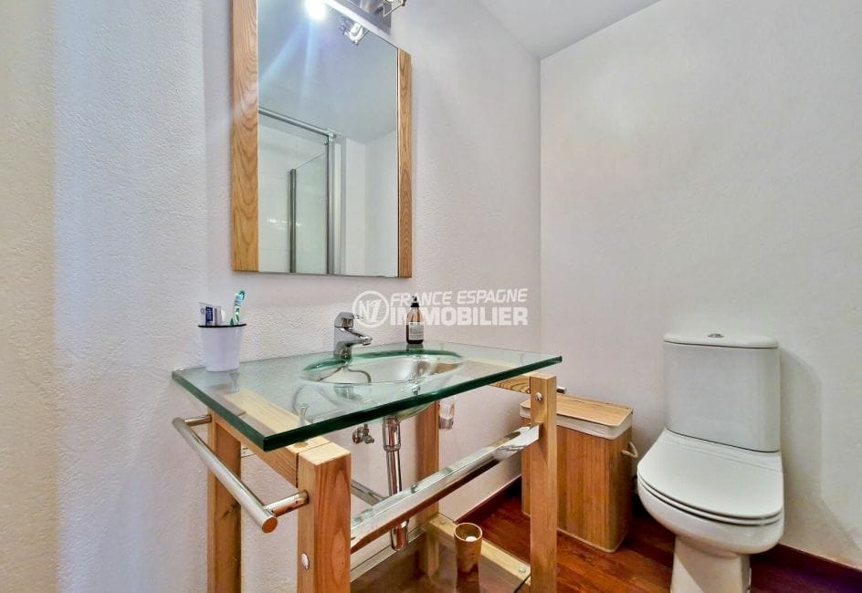 empuriabrava appartement a vendre, 3 pièces 68 m² avec amarre, salle d'eau, wc