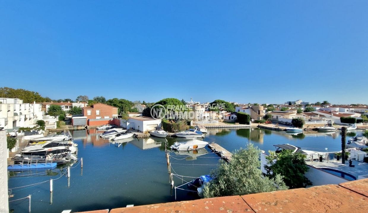 maison a vendre empuriabrava, 4 pièces 72 m² vue sur canal, belle vue sur canal