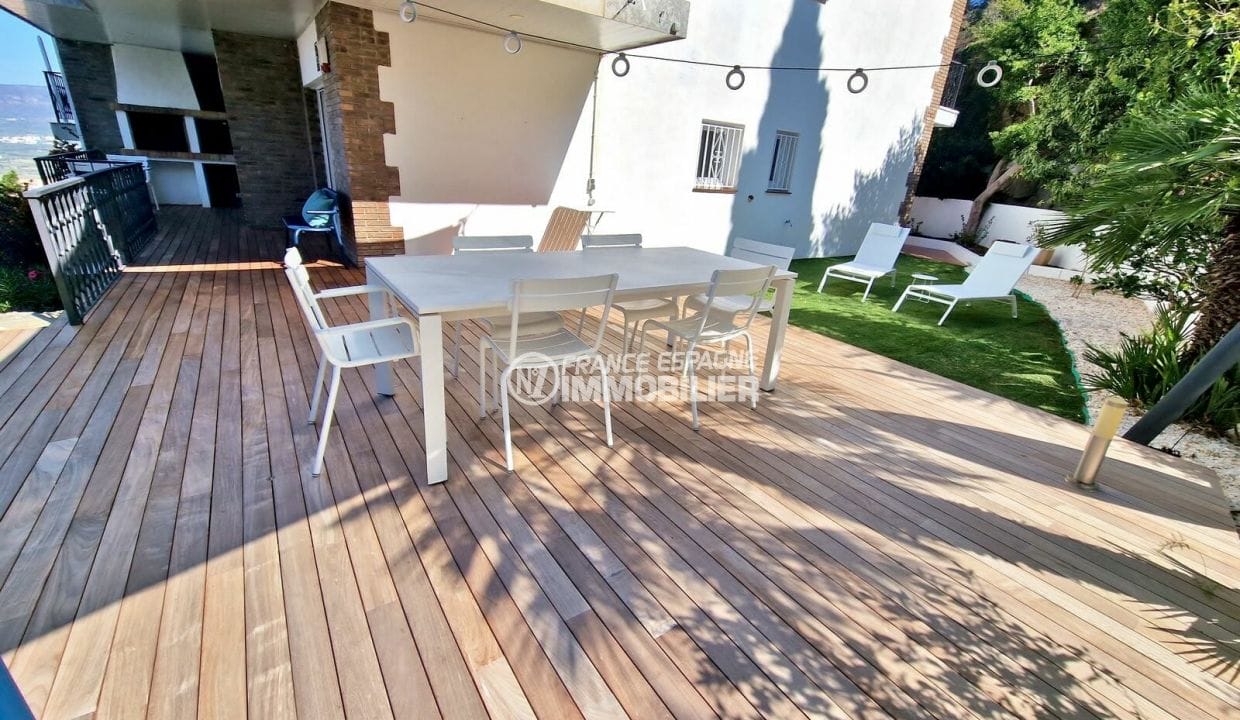 acheter appartement rosas, 4 pièces 91 m² avec vue mer, terrasse + jardin