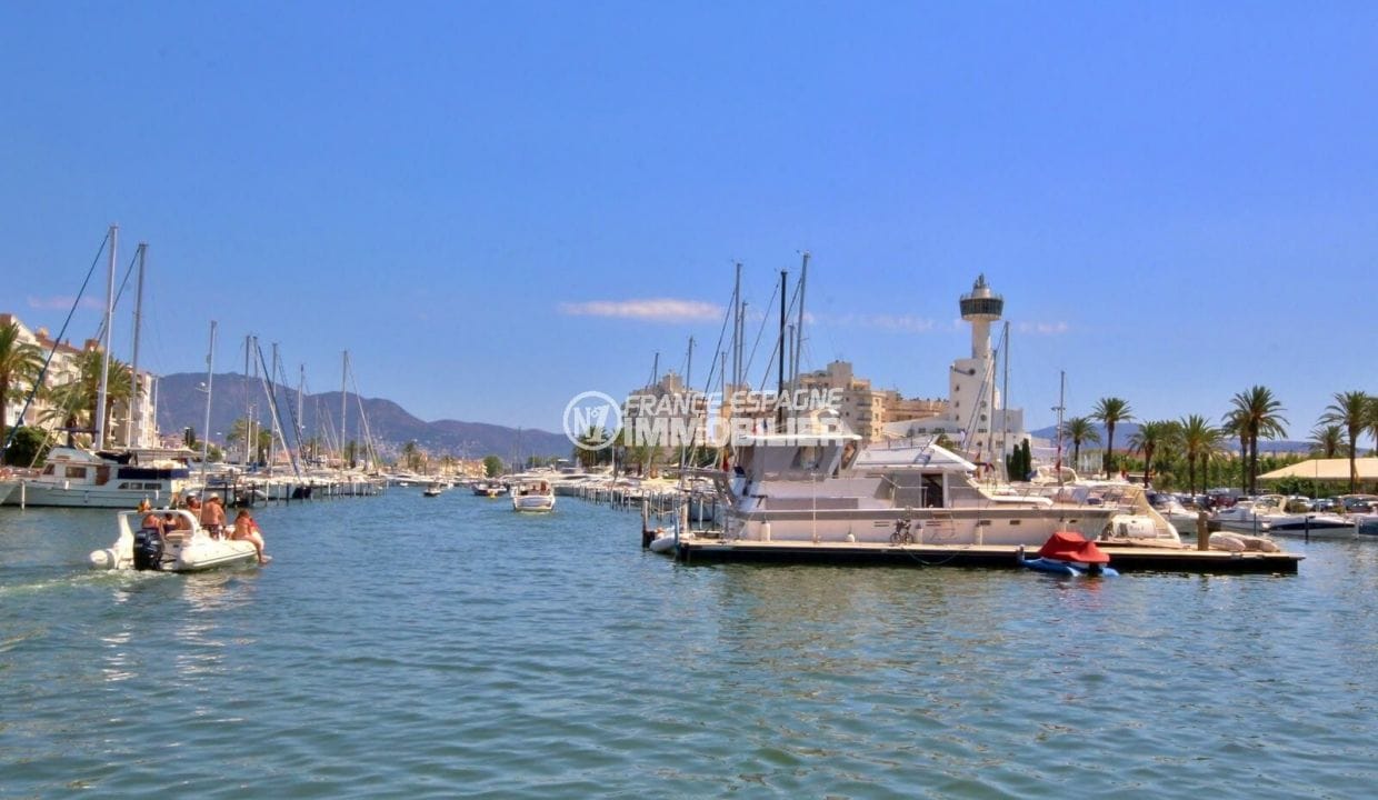 empuriabrava apartment for sale, 2 rooms 32 m² renovated, largest marina in europe