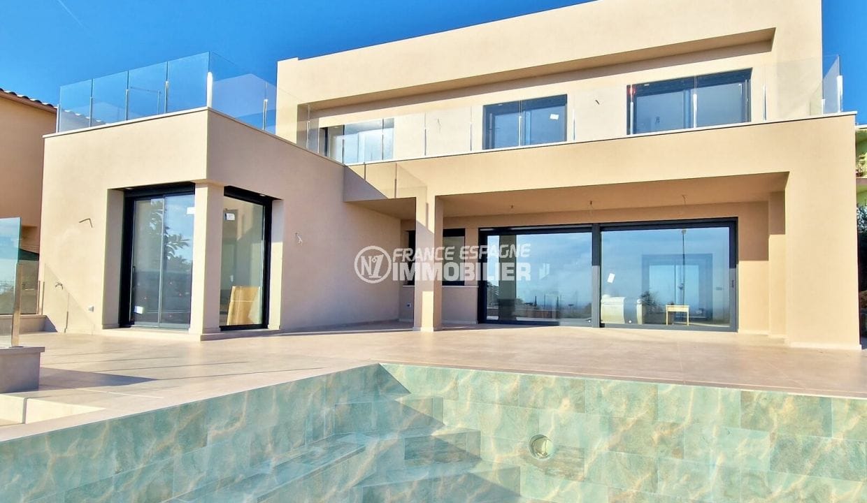 house for sale in rosas, 5 rooms 344 m² new construction, villa with swimming pool