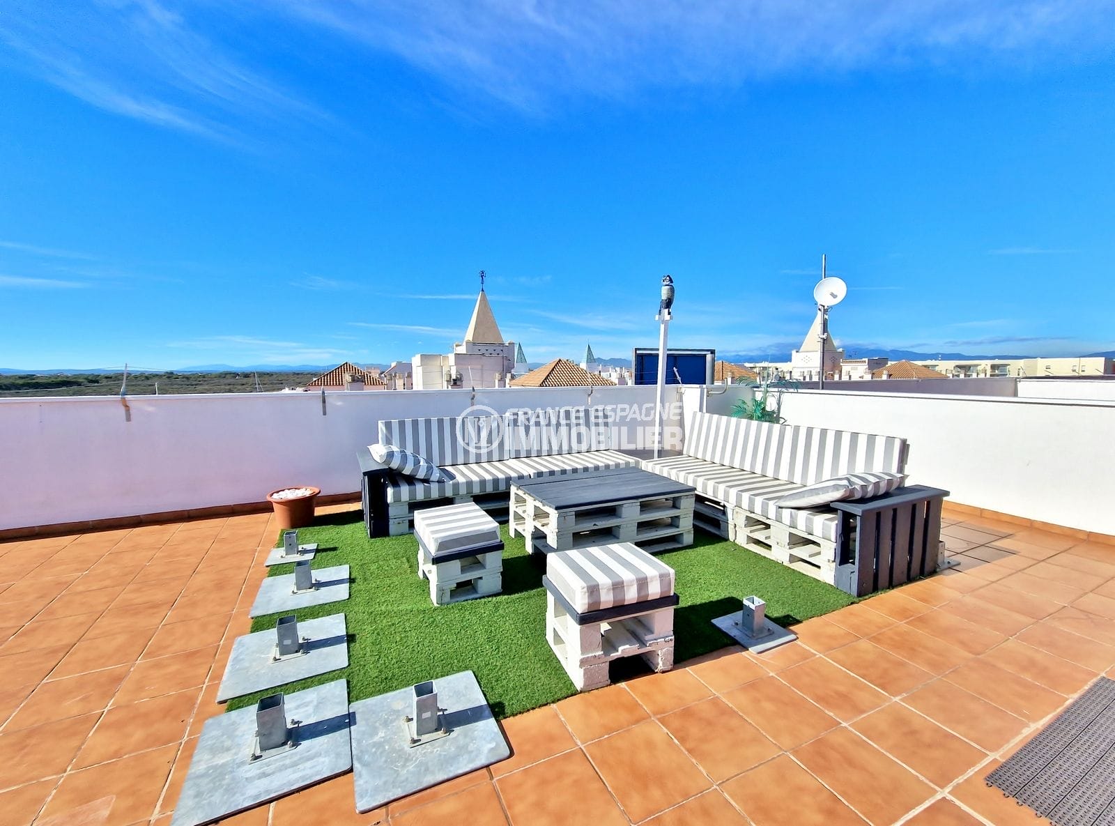 Roses - bel atico 3 bedrooms, terrace + solarium sea/marina view