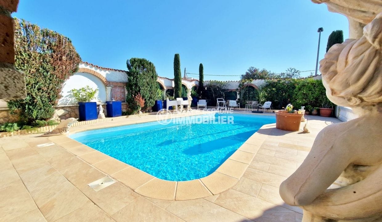 immo costa brava, 7 rooms 450 m² sea view, beautiful swimming pool 8x4m