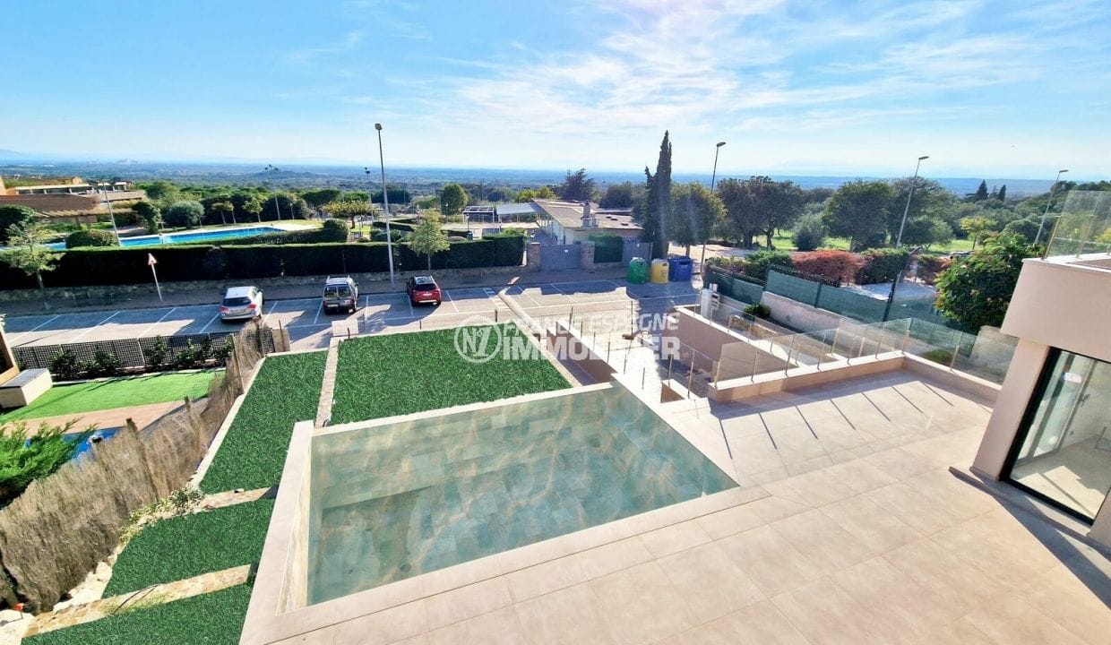 vente immobiliere rosas: villa 5 pièces 344 m² nouvelle construction, piscine et terrasse vue mer