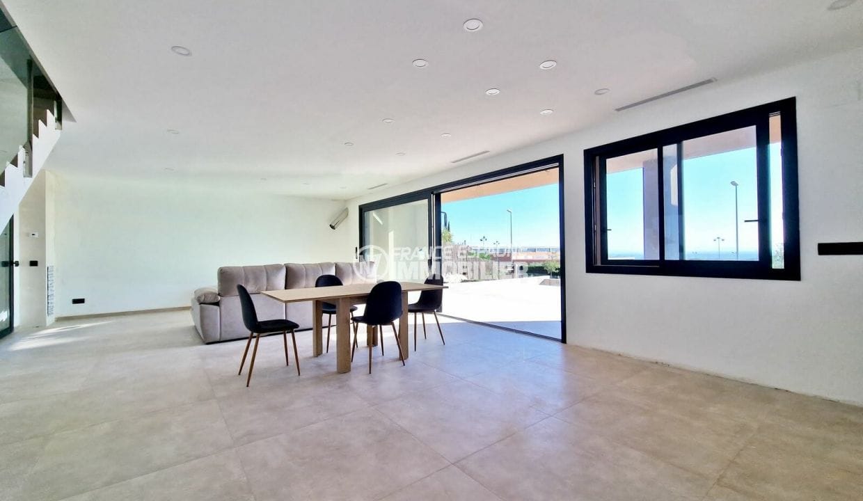 real estate sale rosas espagne: villa 5 rooms 344 m² new construction, living room