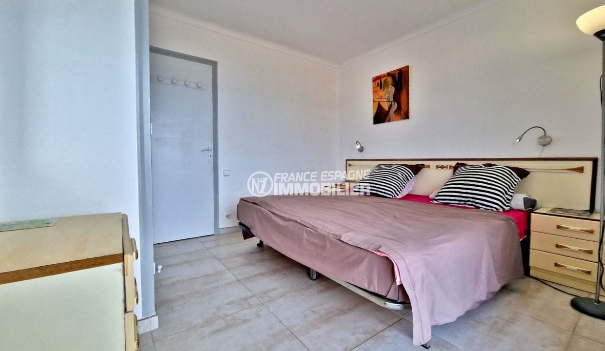 immo rosas: 3-room apartment 80 m² large terrace 180° view, 1st double bedroom