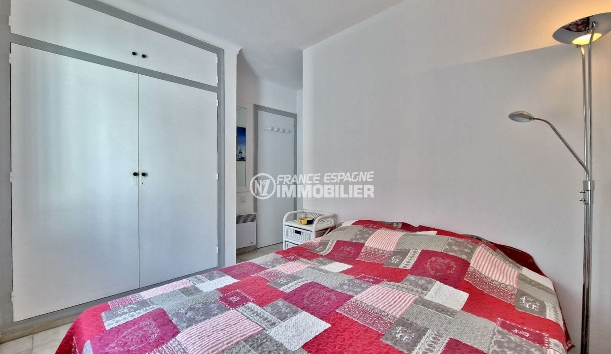 immo costa brava, 3 rooms 80 m² large terrace 180° view, 2nd bedroom with closet